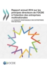 Image for Rapport annuel 2014 sur les principes directeurs de l&#39;OCDE a l&#39;intention des entreprises multinationales La conduite responsable des entreprises par secteur