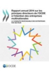 Image for Rapport Annuel 2014 Sur Les Principes Directeurs De l&#39;OCDE a L&#39;intention Des Entreprises Multinationales La Conduite Responsable Des Entreprises Par Secteur