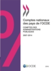 Image for Comptes nationaux des pays de l&#39;OCDE, Comptes des administrations publiques 2015