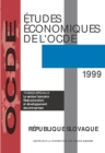 Image for Etudes economiques de l&#39;OCDE : Republique slovaque 1999