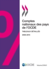 Image for Comptes Nationaux Des Pays De L&#39;Ocde, Volume 2016 Num Ro 2 Tableaux D Taill
