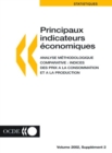 Image for Principaux indicateurs economiques Analyse methodologique comparative : Indices des prix a la consommation et a la production Volume 2002 Supplement 2