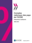Image for Comptes Nationaux Des Pays De L&#39;Ocde, Volume 2017 Numero 1 : Principaux Agregats