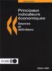 Image for Principaux Indicateurs ?conomiques: Sources Et D?finitions Edition 2000.
