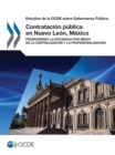 Image for Estudios de la OCDE sobre Gobernanza Publica Contratacion publica en Nuevo Leon, Mexico Promoviendo la eficiencia por medio de la centralizacion y la profesionalizacion