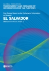 Image for Global Forum on Transparency and Exchange of Information for Tax Purposes: El Salvador 2022 (Second Round, Phase 1)