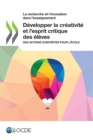 Image for Developper la creativite et l&#39;esprit critique des eleves