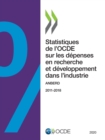 Image for Statistiques De l&#39;OCDE Sur Les Depenses En Recherche Et Developpement Dans L&#39;industrie 2020 ANBERD
