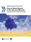Image for OECD Development Policy Tools How to Select Buyers of Oil, Gas and Minerals Guidance for State-Owned Enterprises