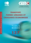 Image for Tables Rondes Cemt Transport, Formes Urbaines Et Croissance