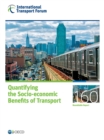Image for Quantifying the socio-economic benefits of transport : 160,