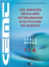 Image for Tables Rondes CEMT Les services reguliers interurbains d&#39;autocars en Europe