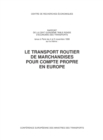Image for Tables Rondes CEMT Le transport routier de marchandises pour compte propre en Europe