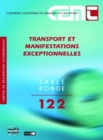 Image for Tables Rondes CEMT Transport et manifestations exceptionnelles