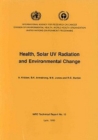 Image for Health, solar UV radiation and environmental change