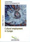 Image for Cultural Employment in Europe