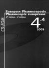 Image for European Pharmacopoeia : Supplement 4.4 to 4r.e.