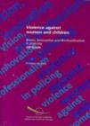 Image for Violence against Women and Children : Vision, Innovation and Professionalism in Policing