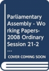 Image for Documents : Working Papers - 2008 Ordinary Session