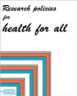 Image for Research policies for health for all