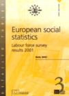 Image for European Social Statistics : Labour Force Survey Results 2001 - Data 2001