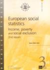 Image for European Social Statistics : 2nd report : Income, Poverty and Social Exclusion - Data 1994-1997