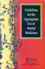 Image for Guidelines for the Appropriate Use of Herbal Medicines