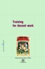 Image for Training for Decent Work