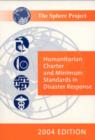 Image for The Sphere Handbook English : Humanitarian Charter and Minimum Standards in Disaster Response