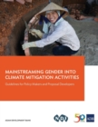 Image for Mainstreaming Gender into Climate Mitigation Activities