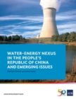 Image for Water–Energy Nexus in the People’s Republic of China and Emerging Issues