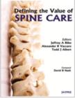 Image for Defining the Value of Spine Care