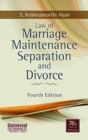 Image for Law of Marriage, Maintenance, Separation &amp; Divorce