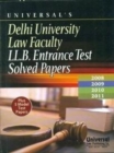 Image for Delhi University Law Faculty LL.B. Entrance Test Solved Papers (2008-2011)