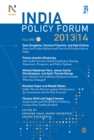 Image for India Policy Forum 2013-14