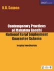 Image for Contemporary Practices of Mahatma Gandhi National Rural Employment Guarantee Scheme