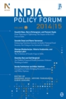 Image for India policy forum 2014-15.