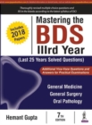 Image for Mastering the BDS IIIrd Year : Last 25 Years Solved Questions