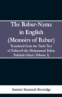 Image for The Babur-nama in English (Memoirs of Babur)