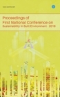Image for Proceedings of First National Conference on Sustainability in Built Environment