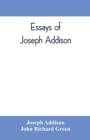 Image for Essays of Joseph Addison