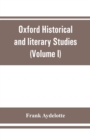 Image for Oxford Historical and literary Studies