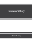 Image for Henslowe&#39;s diary