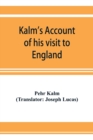 Image for Kalm&#39;s account of his visit to England