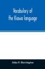 Image for Vocabulary of the Kiowa language