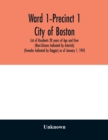 Image for Ward 1-Precinct 1; City of Boston; List of Residents 20 years of Age and Over (Non-Citizens Indicated by Asterisk) (Females Indicated by Dagger) as of January 1, 1943