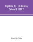 Image for High Point, N.C. City Directory (Volume VI) 1921-22