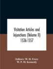 Image for Visitation Articles And Injunctions (Volume Ii) 1536-1557