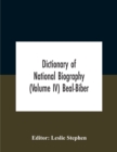 Image for Dictionary Of National Biography (Volume Iv) Beal-Biber