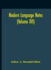 Image for Modern Language Notes (Volume XVI)